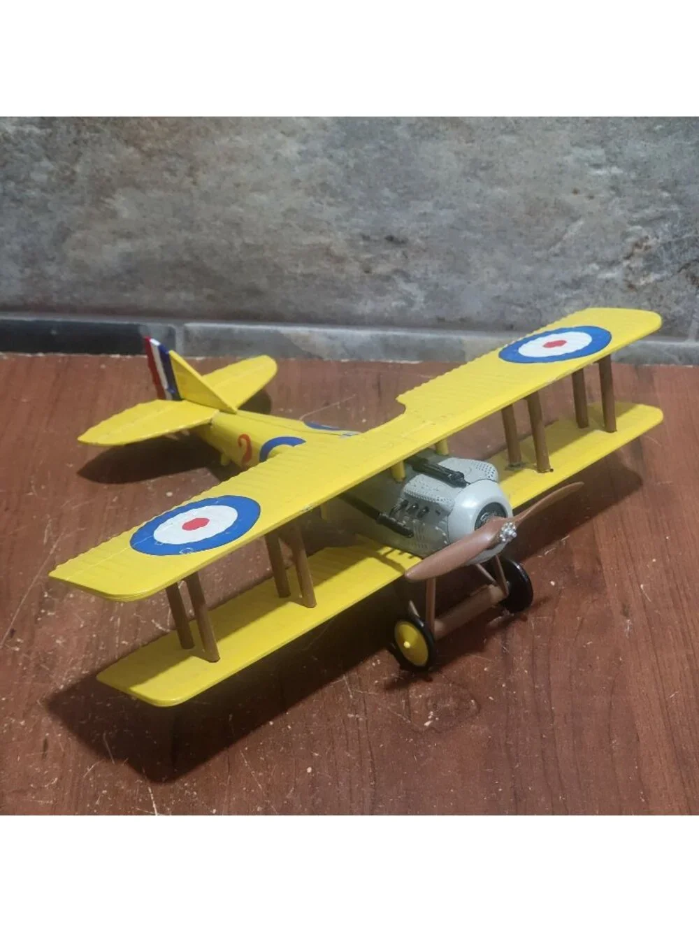 Assembled Airplane Model Kit Spad S VII Biplane Model Kit Rooster Emblem